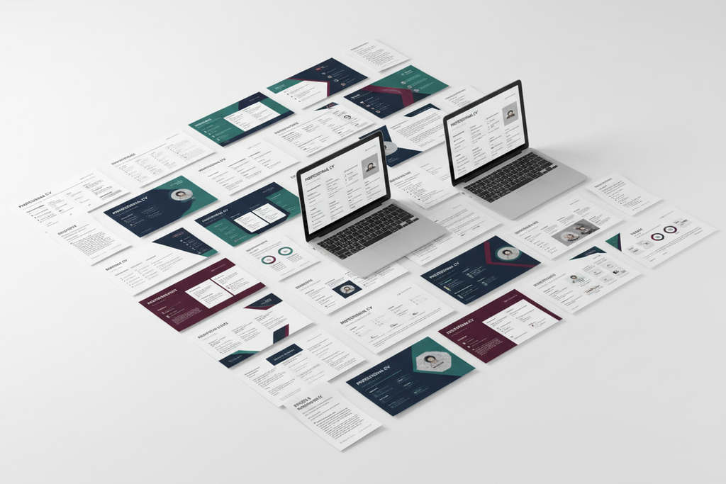an image for 100 plus resume templates
