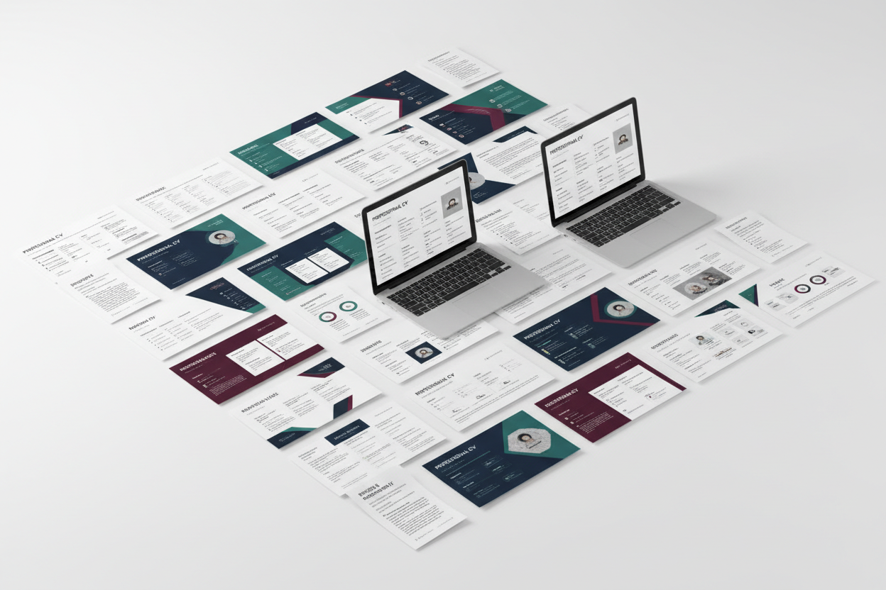 an image for 100 plus resume templates